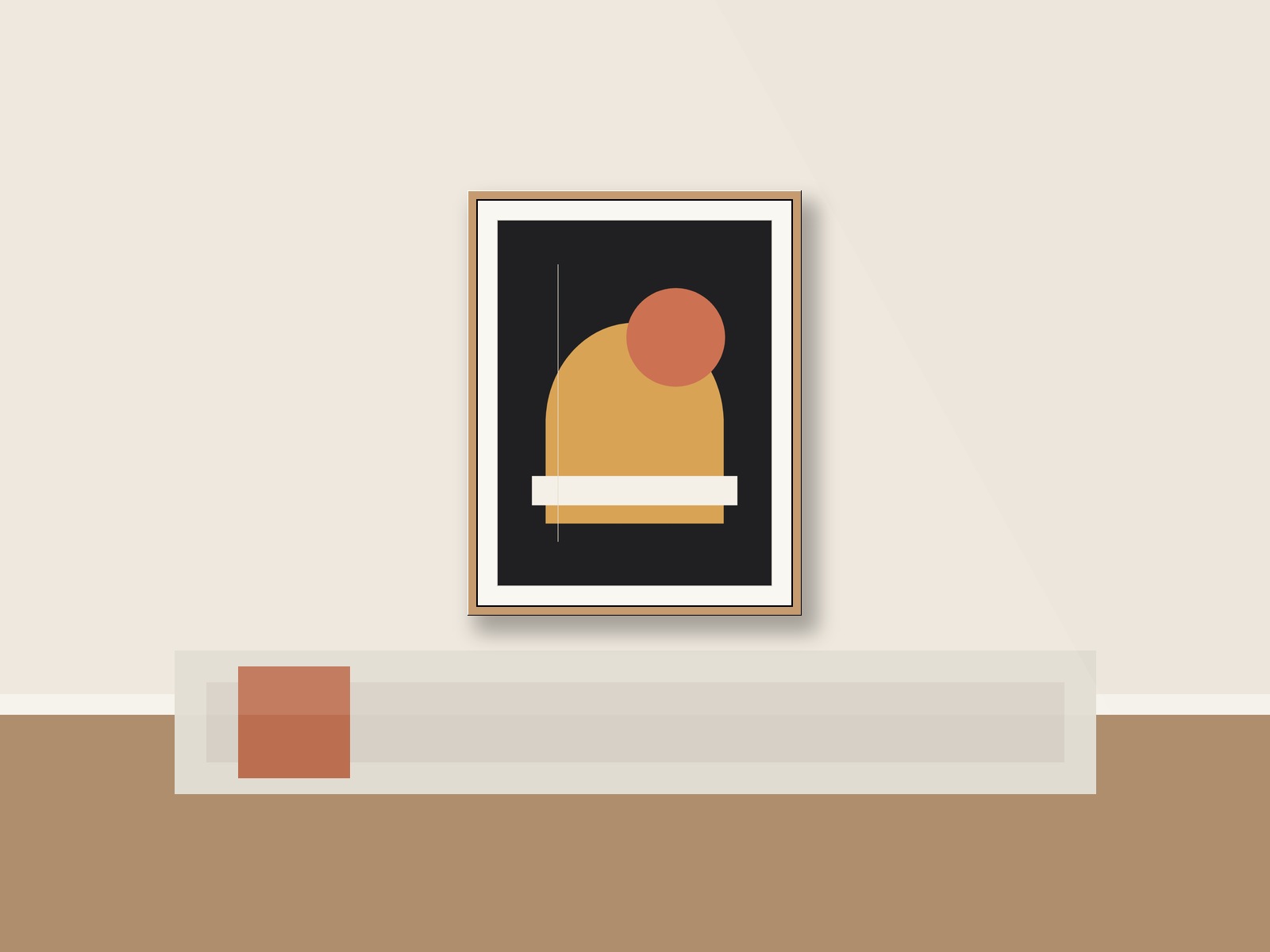 Continuous Minimalist Line Art - Botanical vase continuous brushstroke No. 8