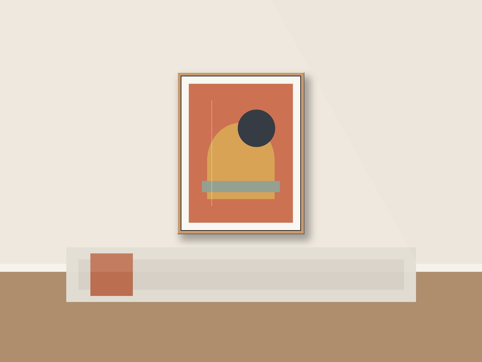 Japandi & Wabi-Sabi Minimalism - Abstract Zen brushwork No. 10