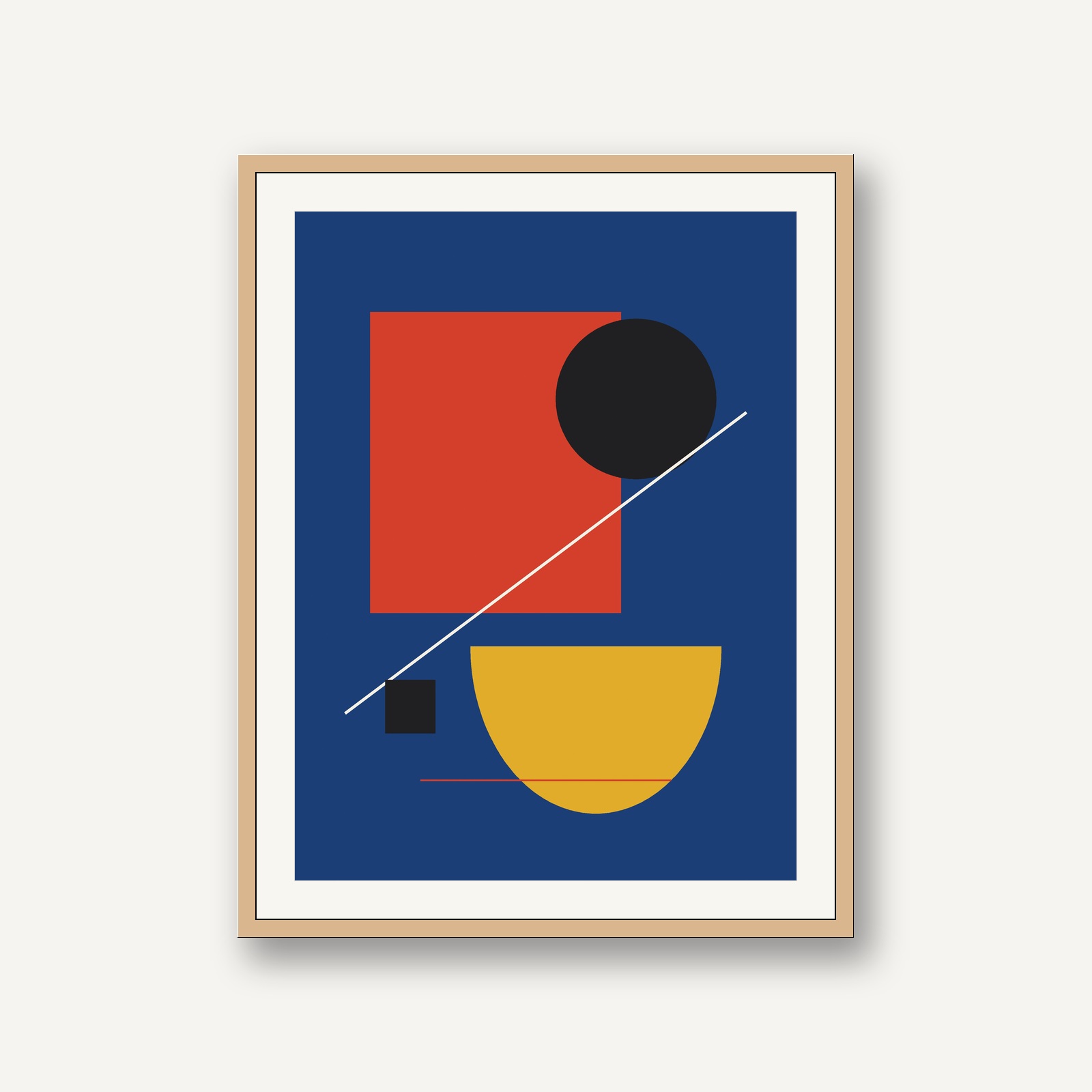 Mid-Century Bauhaus & Modernism - Abstract architectural elevations No. 9