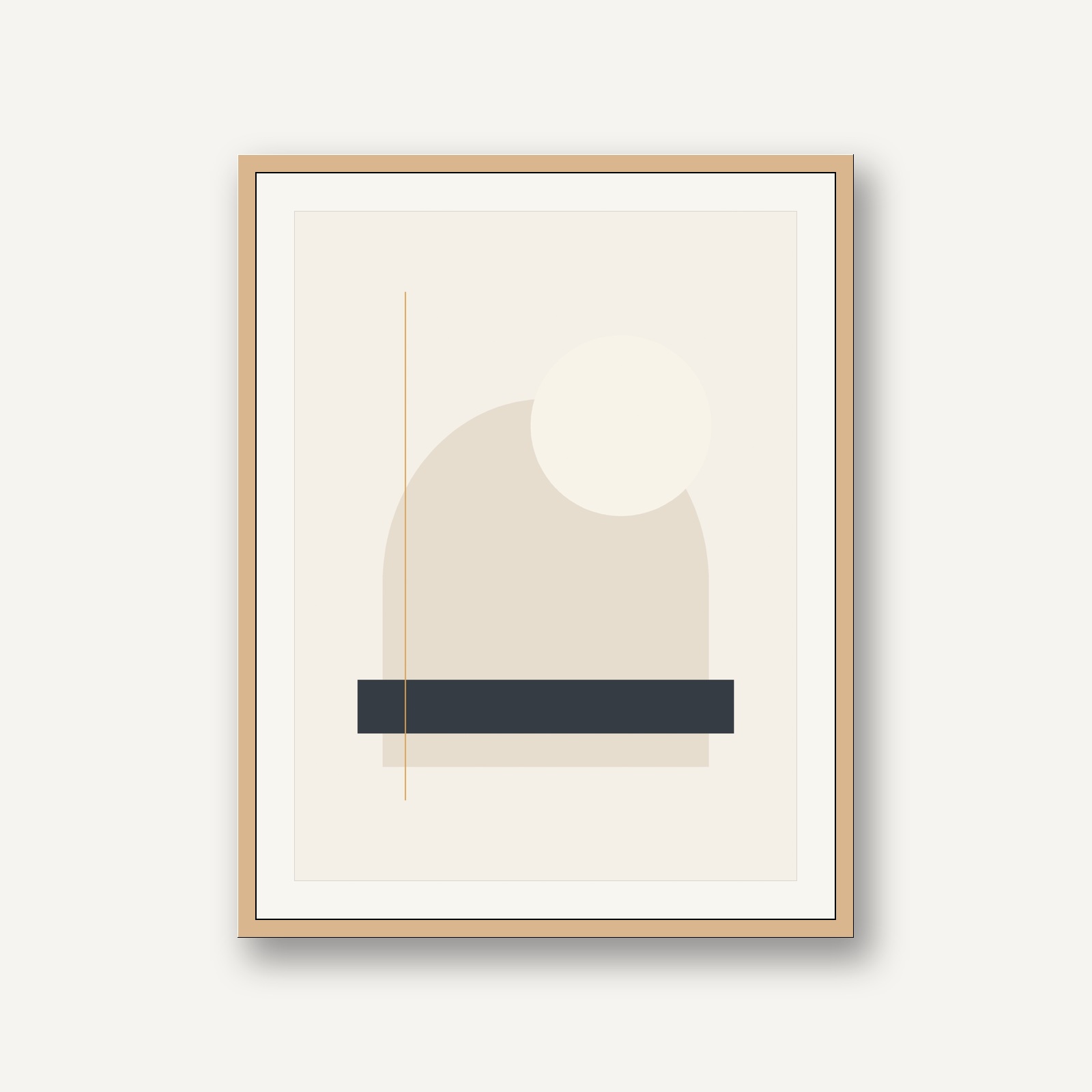 Minimalist Textured Plaster & Clay - Monochromatic sand dune ripples No. 3