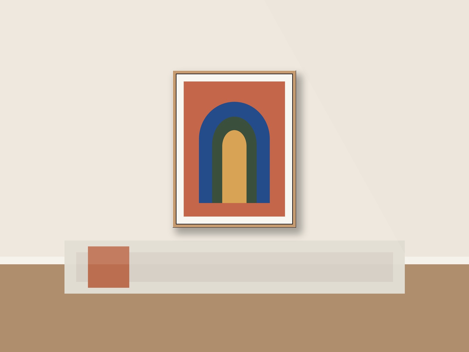 Moroccan Riad Architecture & Zellige - Sun-bleached Marrakech arcade No. 10