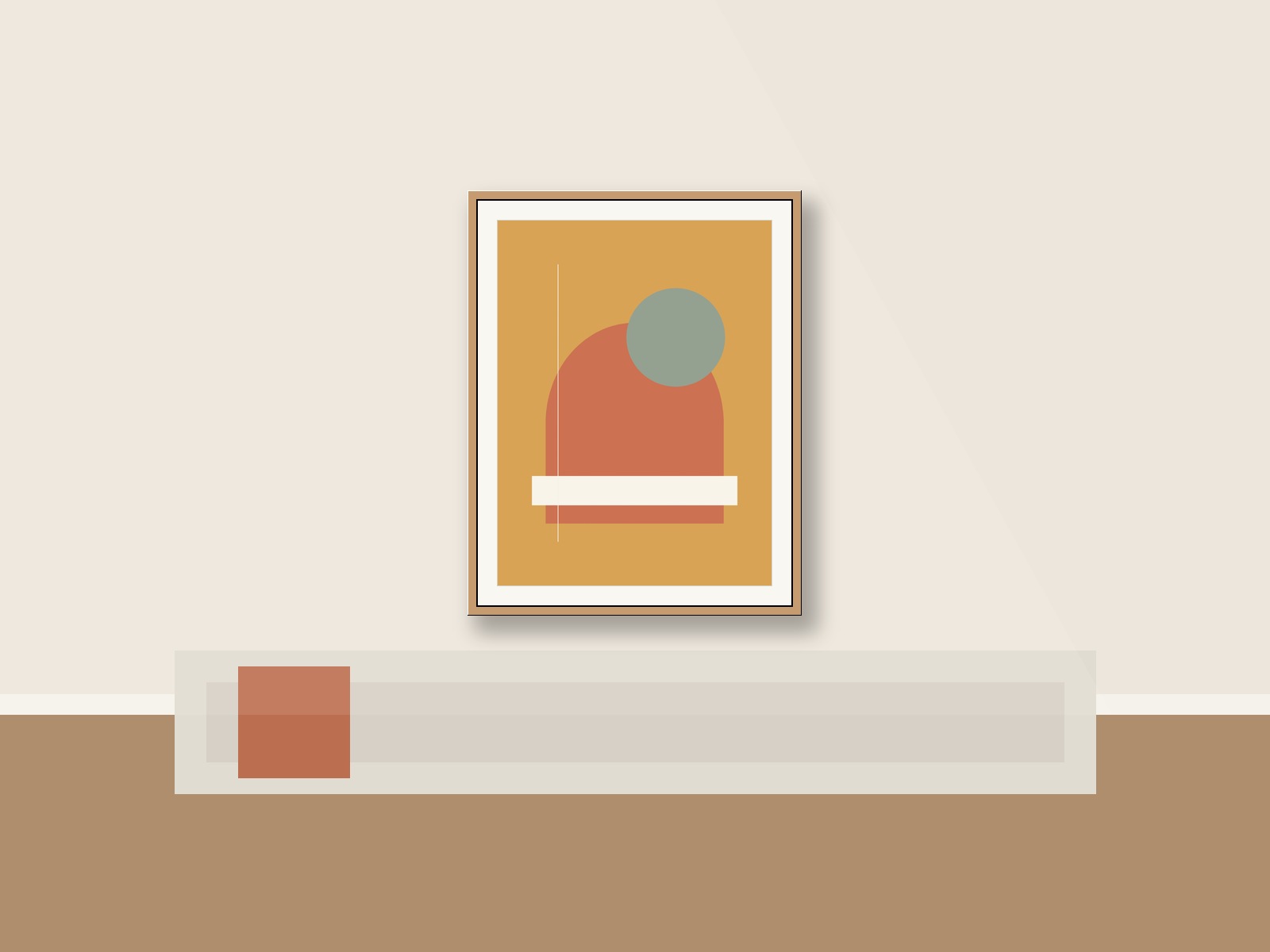 Palm Springs & Desert Modernism - Geometric pool terrace horizon No. 11